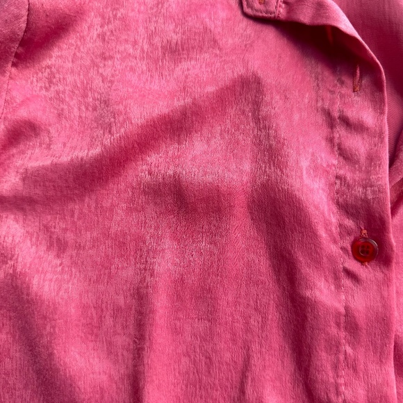Nasty Gal- Pink Button Down - (sz 2, S) - Picture 3 of 4